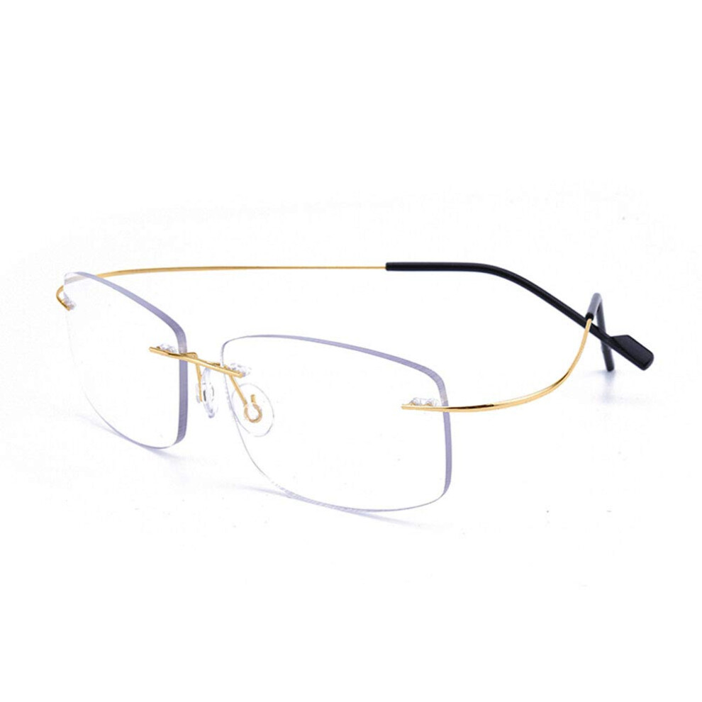 Light Frameless Ultra Smart Auto Zoom Reading Glasses +2.0 For Men And Women Driving And Walking