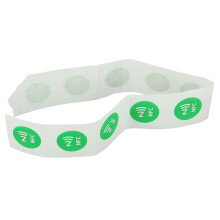 30 Stück grüne PVC NFC-Aufkleber 504 Bytes, 13,56 MHz, voll programmierbar