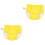 2Pièces Pantalons Natation Bébé Imperméables Jaune Doux Et Élastiques 3