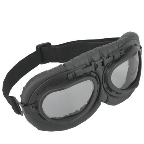 Motorradbrille mit farbiger Linse, winddicht, antifog, grau