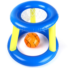 (52418 Basketball Frame 1 ball) Floating Pool Game Set: Basketball & Volleyball Hoop