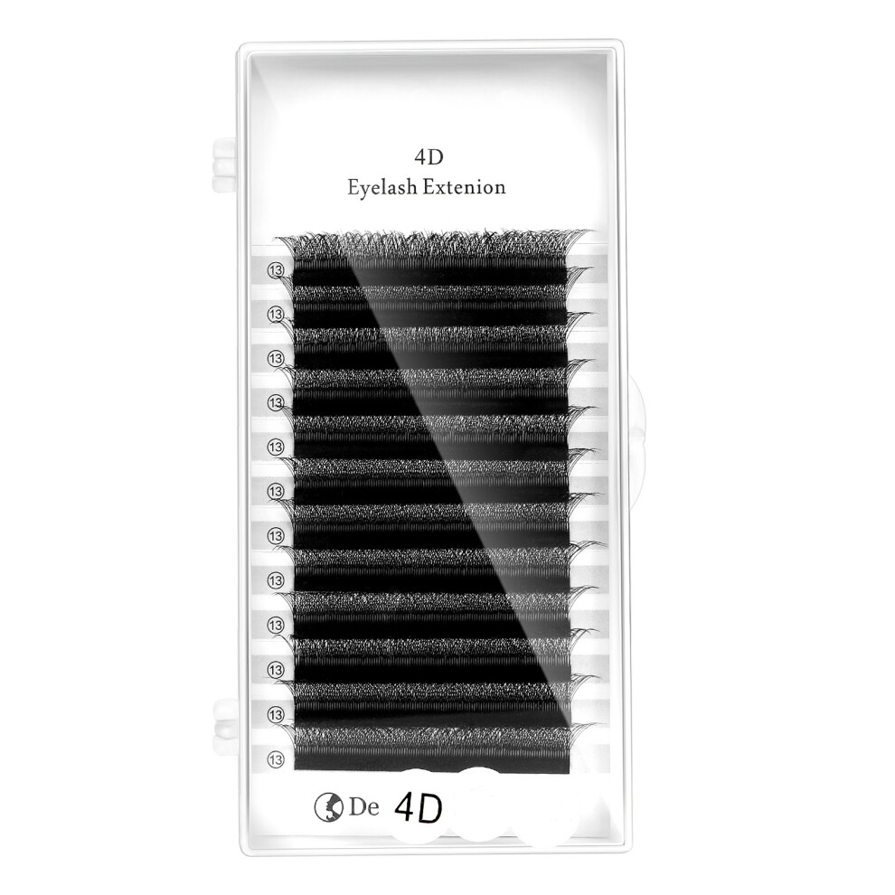 Dachuang Beauty (3Pcs) 3D 4-Leaf Clover Lashes - Soft 4-Tip Eyelashes