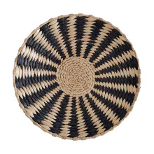 (A1, 25cm) Boho Rattan Wall Basket - Natural Straw Home Decor