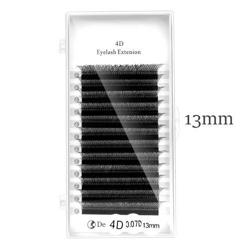 (13mm) 3D 4-Leaf Clover Lashes - Soft 4-Tip Eyelashes