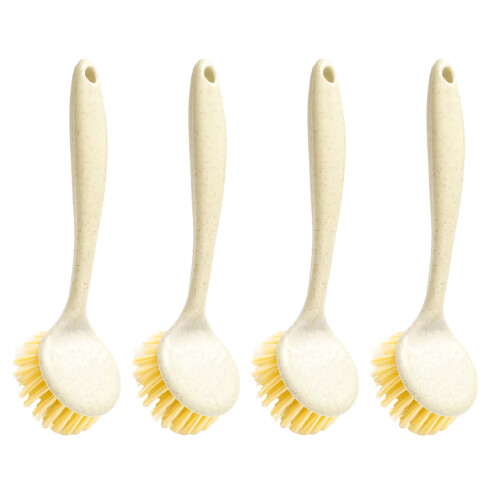 4 pièces brosses multifonctions poêle et vaisselle manche long 1