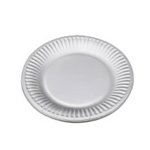Disposable Paper Plates, Heavy Duty Round White Plates for Cake and Dessert, Parties and Dining