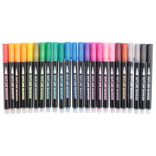 Pennarelli Luccicanti Doodle Outline Dazzles: Set di Penne Glitterate A Doppia Linea da 24 Colori Super Squiggles Dazzlers