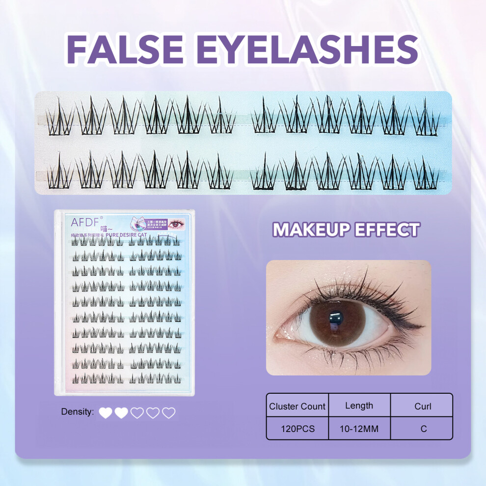 Roc-Electron (C) Glue-Free Realistic False Eyelashes For Daily Wear