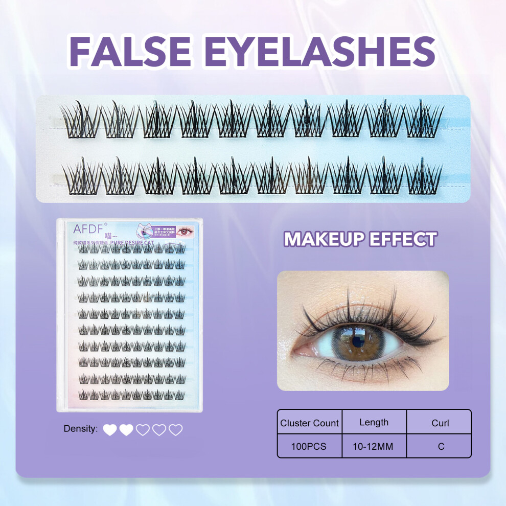 Roc-Electron (F) Glue-Free Realistic False Eyelashes For Daily Wear
