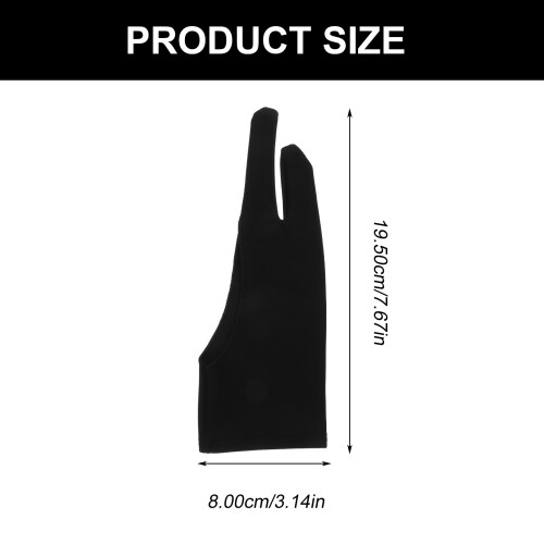 4Pcs Artist 2-Finger Drawing Glove For Graphics Tablet 1