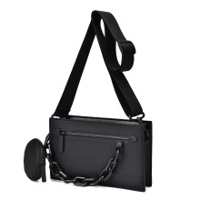 LXHSLJN Small Crossbody Sling Bag and Fanny Pack, 3Way Chest Bag with Extended Strap for Travel