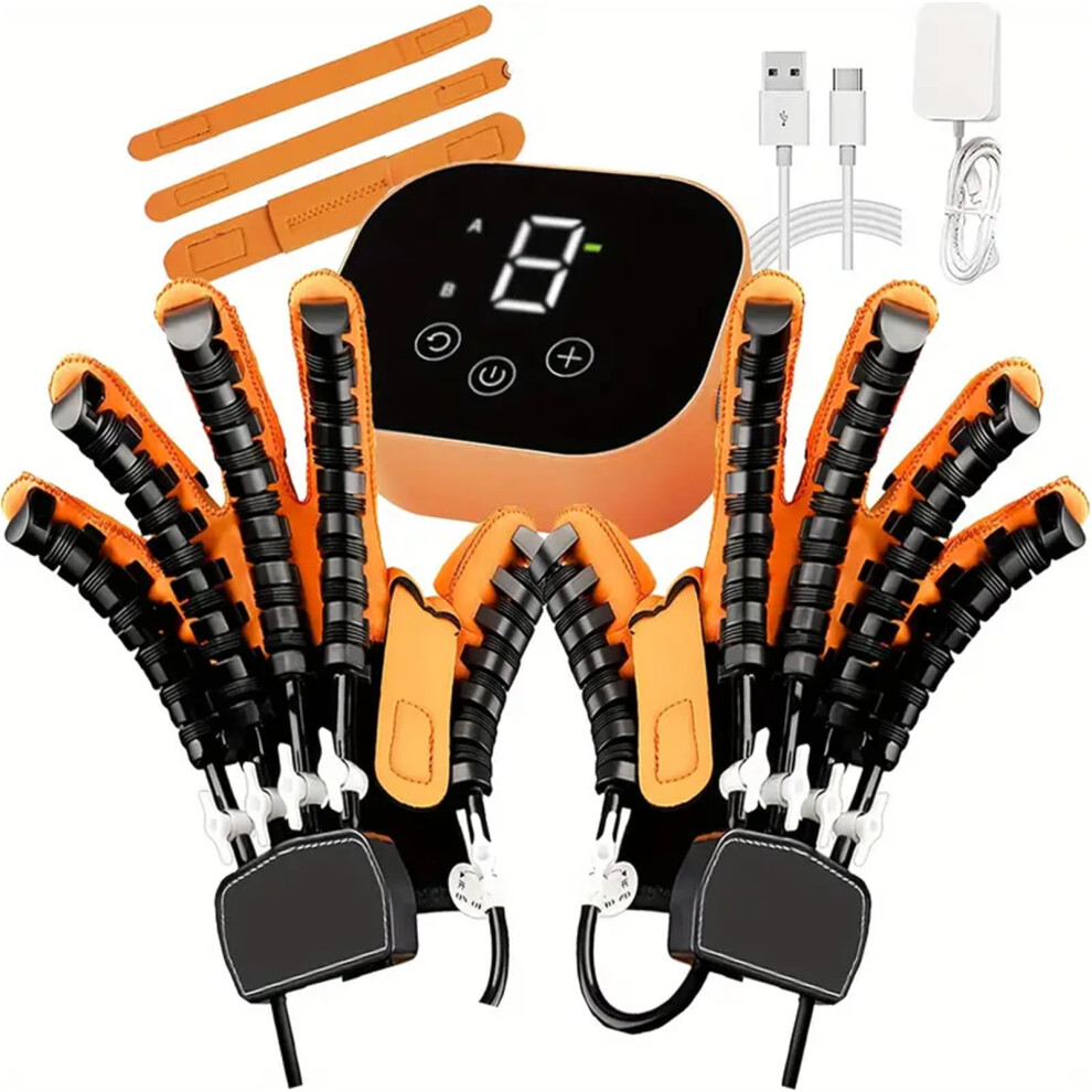 Hand Rehabilitation Robot Gloves, Both Hands, Stroke Recovery Hand Therapy Device, 3 Modes