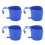 4pcs Poolside Cup Holder Plastic Spill-Proof Drink Holders for Above Ground Pools 1
