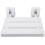 Wall Mounted Folding Shower Seat, SpaceSaving, 250 lb Capacity, White Small, for Elderly 1