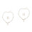 2Ensembles Ensemble Bijoux Perle Dorée Décor Collier Et Boucles Filles 4