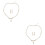 2Ensembles Ensemble Bijoux Perle Dorée Décor Collier Et Boucles Filles 6