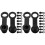 20Pièces Bouchons Purge Caoutchouc Noirs Accessoires Freins Auto 4