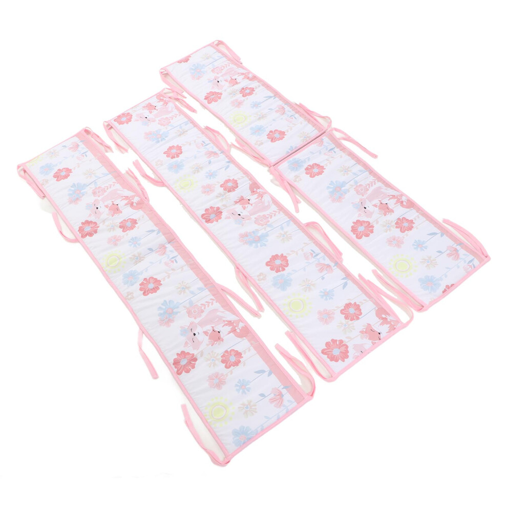 Breathable Crash-Proof Crib Bumper Pad for Boys & Girls, Soft Wrap, 1.5m circumference