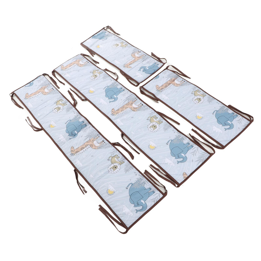 Breathable Crash-Proof Crib Side Bumper Pad for Boys & Girls, Type2