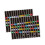 2 Sets Guitar Fretboard Note Stickers for Beginners, Durable EasyRead Design for Fast Learning 1