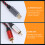 1Pièces Câble Double Audio Type C Rouge Pour Téléphone Et Audio 2
