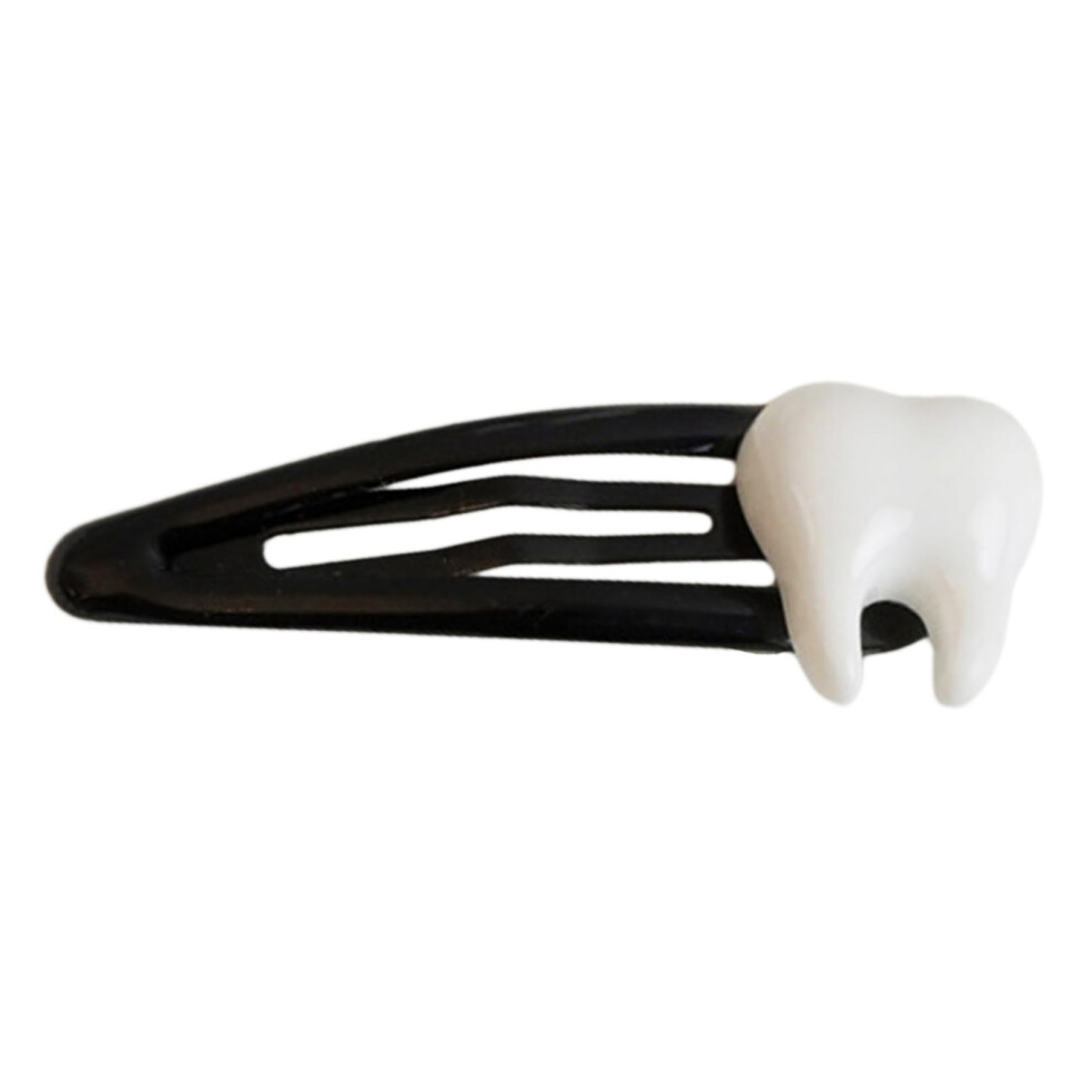 Dachuang Beauty (Black) Girls\' Metal Hair Clips - Teeth Design Barrettes