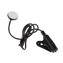 Acoustic Guitar Pickup Piezo Contact Pickup No Installation Needed for Ukulele Banjo Guitar Black
