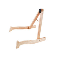 Wooden Folding Guitar Floor Stand with Non Slip Protection for Classical and Acoustic Guitars