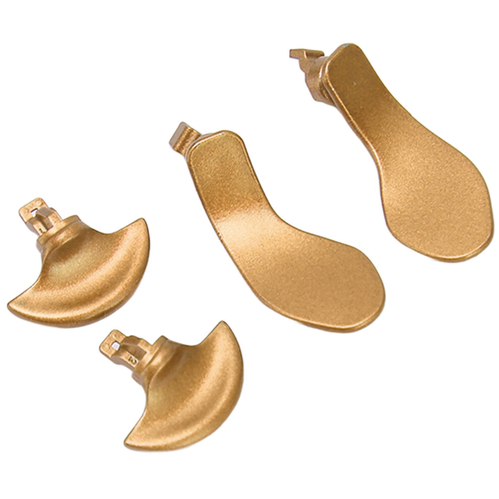 4Pcs Stainless Steel Back Paddles For Ps5 Edge Controller Â Replacement Buttons Gold 3021388805251