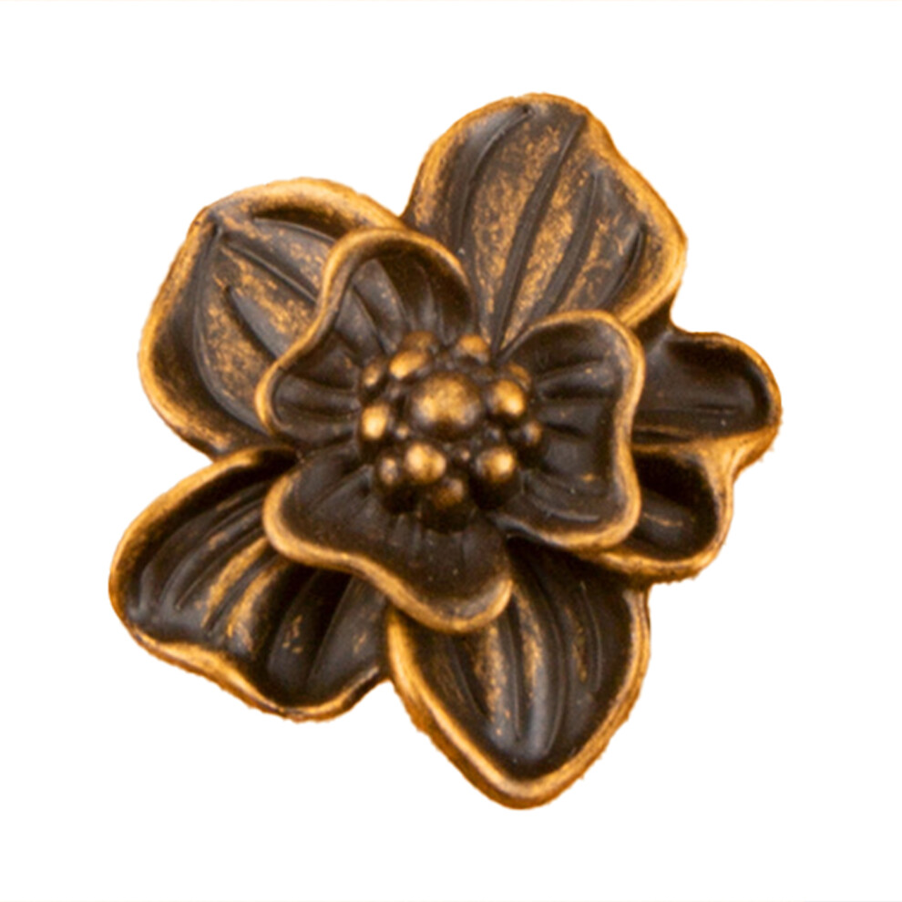 (Bronze, 6149) Luxury Zinc Alloy Petal Drawer Knob 6434023449180