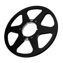 10 Zoll Aluminiumlegierung Bandrolle 1/4 Zoll Aufnahme-Wickel schwarz