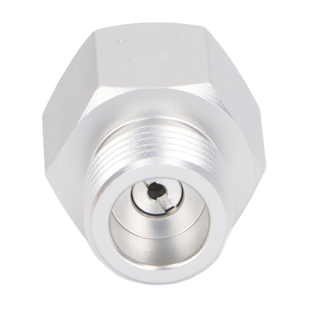 Aluminium Co2 Refill Adapter Tr21â4 To Cga320 Tank Connector For Gas Filling 5021388805235