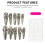 (M) Rhinestone Long Artificial Nails - Comfortable & Stylish 1