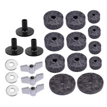 Professional Drum Cymbal Replacement Set with Drum Pad Accessory Kit, Easy Mount and Durable Build