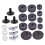 Professional Drum Cymbal Replacement Set with Drum Pad Accessory Kit, Easy Mount and Durable Build 1