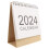 Raindrops 1pack Triangular Foldable Paper Desk Calendar For Office Use 3
