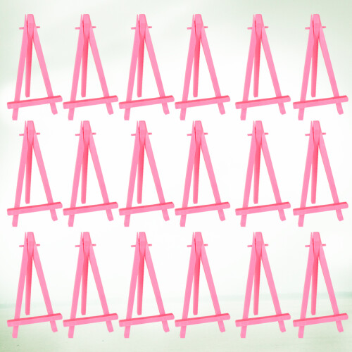 30Pièces Mini Chevalet Tabletop Rose Durable Pour Photos Et Peintures 2