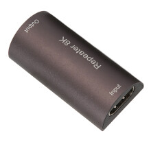 8K HD Multimedia Interface Repeater 60Hz Signal Booster, Aluminum, 41x28x10mm