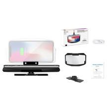 (Wireless charging version HUD mobile phone navigat) Universal Car HUD Holder for Smartphones