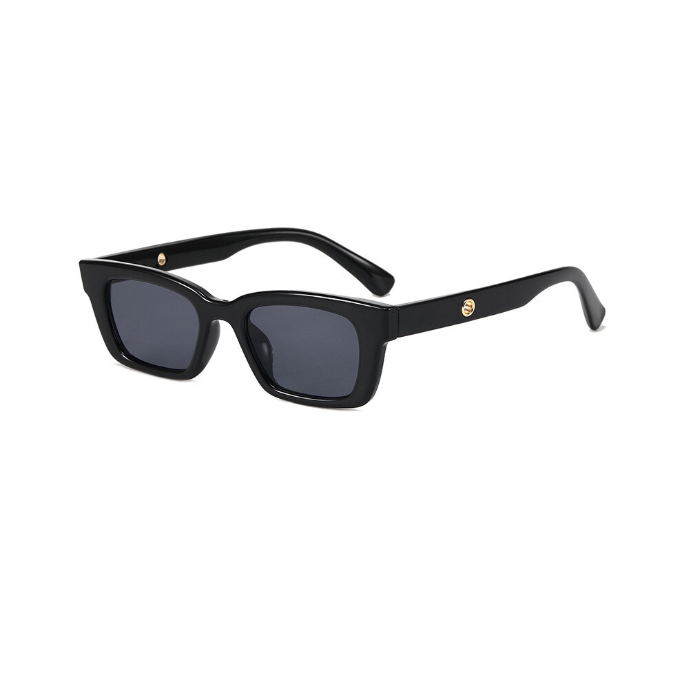 Roc-Electron (Black, C7) Trendy Lightweight Square Sunglasses For Men & Women