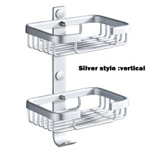 (Vertical) Sturdy Aluminum Soap Dish for Bathroom & Hotel