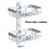 (Vertical) Sturdy Aluminum Soap Dish for Bathroom & Hotel 1