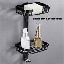 (Vertical) Sturdy Aluminum Soap Dish for Bathroom & Hotel