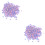 1600Pièces Accessoires Patchs Lavande Fleurs Sequins Pour Vêtements 6