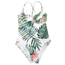 (Women) Tropical Print Quick-Dry Swimwear