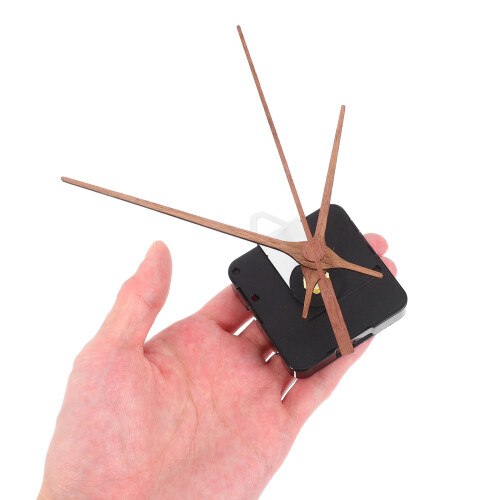 1 set diy silent quartz clock kit with wood hands for wall clocks 2