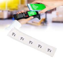 Wasserdichte PVC NFC-Aufkleber 30 Stück, 504 Bytes, programmierbar für Phone TagMo Weiß
