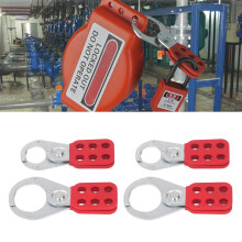 Lock Out Hasp Double Set 1in 1.5in Nylon Steel Security Hasp