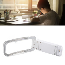 Foldable Clip-On Book Light with 3 Colors, 180mAh, 11x5x1cm