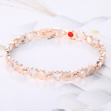 (Rose Gold) Magnetic Therapy Bracelet - Stainless Steel Health Gift